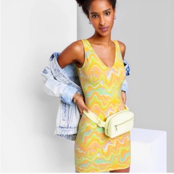 NWT Wild Fable Women's Bodycon Dress XXL - Picture 1 of 12